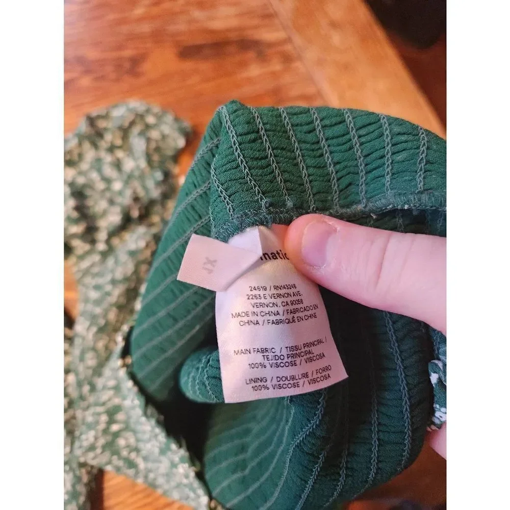 Reformation nwt green